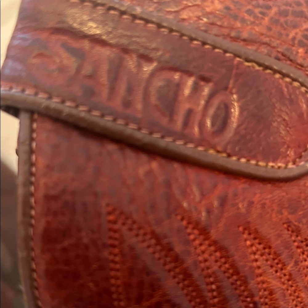 Men's Sancho Size 10 Brown Leather Western Boots - Picture 8 of 9